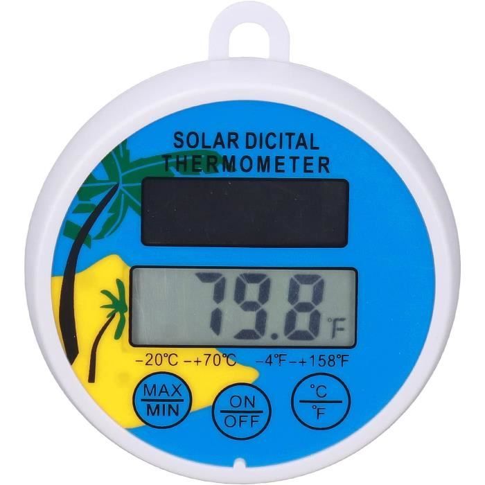 Thermomètre De Pêche Portable Avec Mousqueton Alu – Pour Rivière, Lac, Pêche à La Mouche