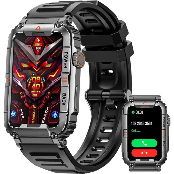 Montre Connect e Homme TRAHOO M6029 107 Modes Etanche Sportifs