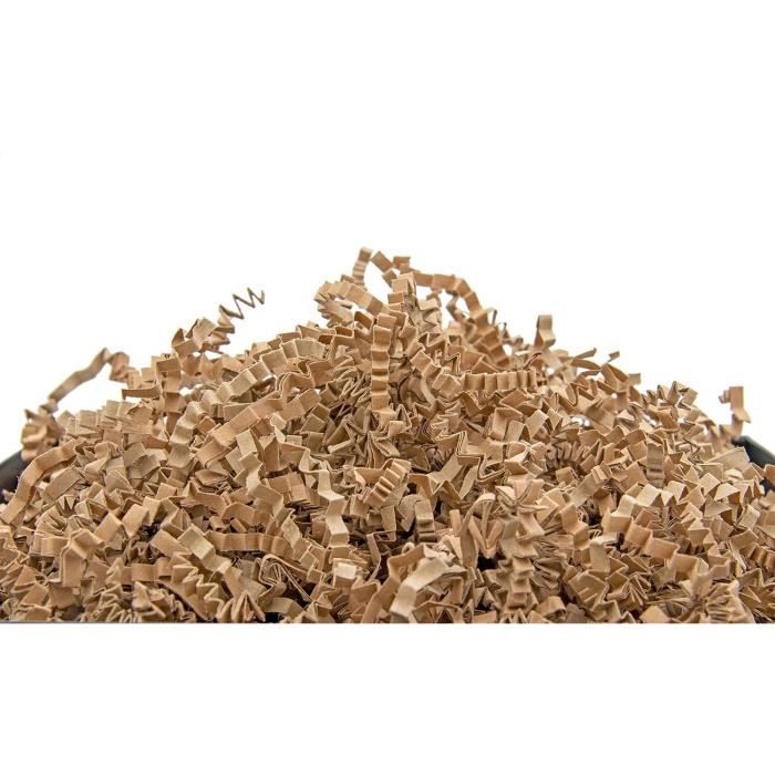 Herbe De Pâques Papier Brun - 300 G - Remplissage Panier Cadeau - Décoration Pâques