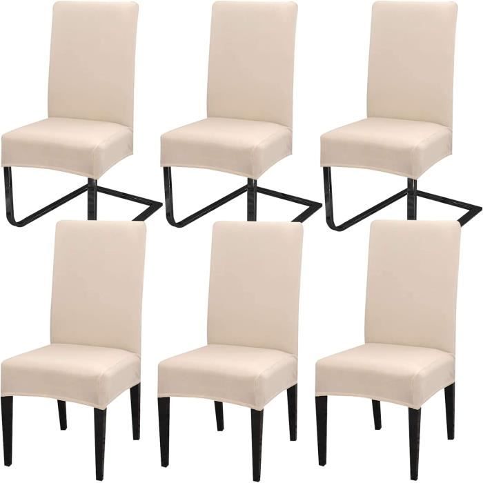 Highdi Lot de 1/2/4/6 Housse de Chaise Scandinaves Extensible Couverture de Salle à Manger sans Accoudoirs pour Cuisine, Salon, Bureau (marbre Highdi Lot de 1/2/4/6 Housse de Chaise Scandinaves Extensible Couverture de Salle à Manger sans Accoudoirs pour Cuisine, Salon, Bureau (marbre