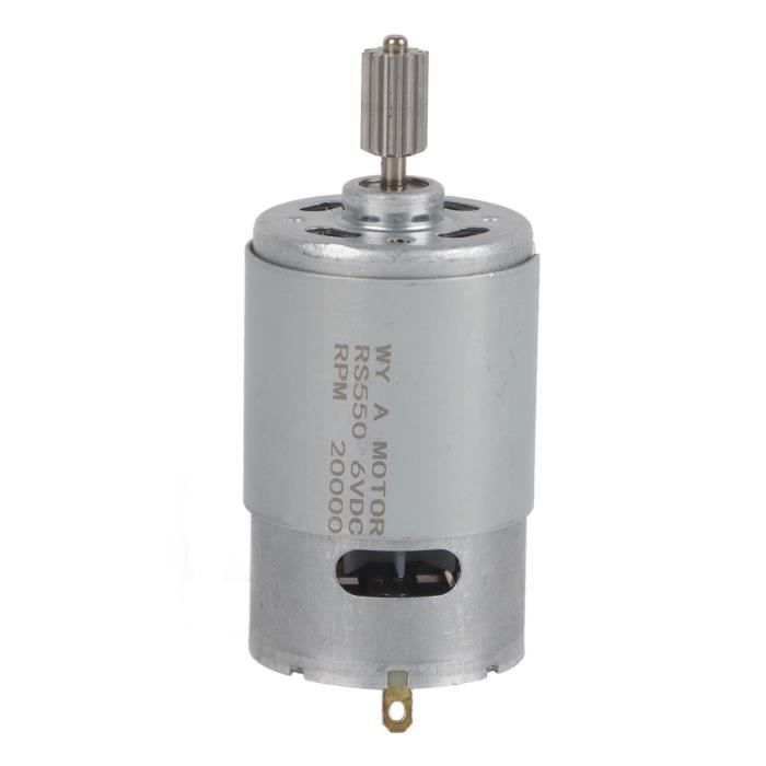 Moteur RS550 12V Haute Vitesse Syrisora - Pour Voiture Jouet électrique, Moto Enfant, Puissance 35-55W