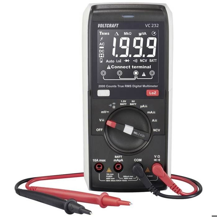 Multimètre Numérique Zenitech IMT23212 Pocket - Cat III 300V Pour Mesures Électriques De Base