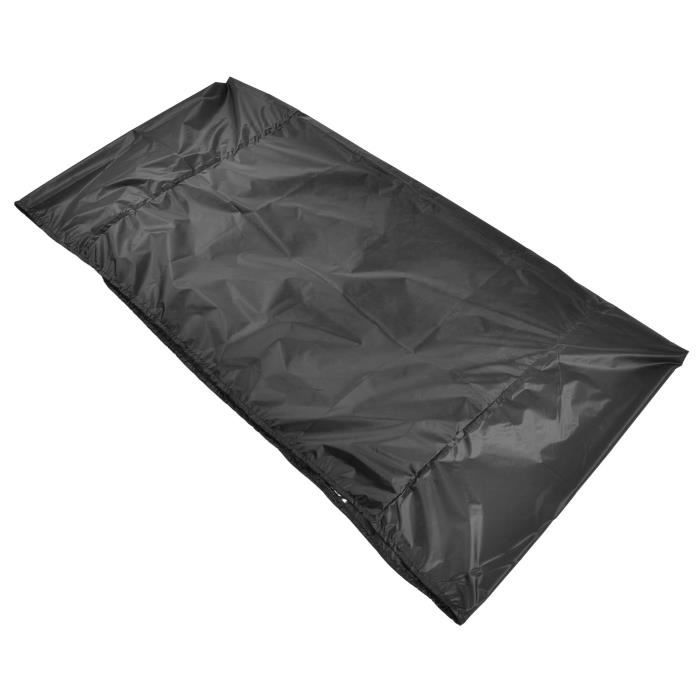 Housse De Protection Boîte De Jardin Oxford 420D Marron 123x55x62cm - Imperméable Avec Fermeture Éclair