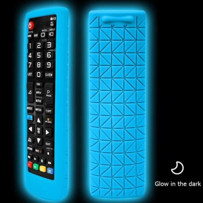 Coques Silicone Pour Télécommande - Lot De 4, Couleurs Assorties, Transparentes - Protection Anti-choc, Anti-salissure - 5