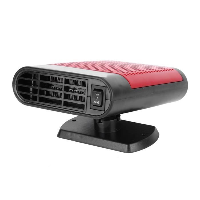 Ventilateur Chauffant Voiture Keenso - 12V - Allume-Cigare - Désembuage Pare-brise - Air Chaud/Froid