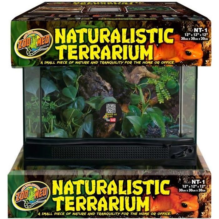 Comparer les prix de terrarium verre zoomed - l30 x p30 x h30 cm
