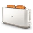 Grille pain PHILIPS HD2590/00 - 1 fente - Thermostat réglable - Fonction réchauffage et dégongélation - Blanc-1