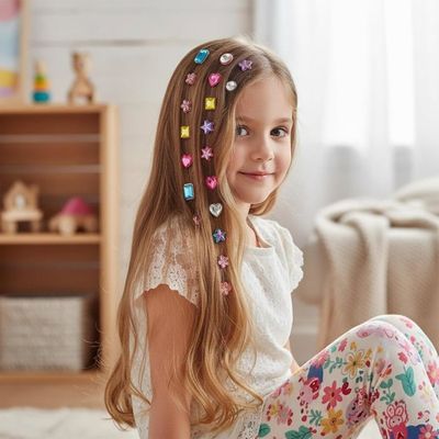 Kit Tressage Cheveux Pour Filles 5-12 Ans – Machine à Tresser + Perles Colorées – Créatif, Motricité Fine – Cadeau Anniversaire Noël – Coiffure DIY