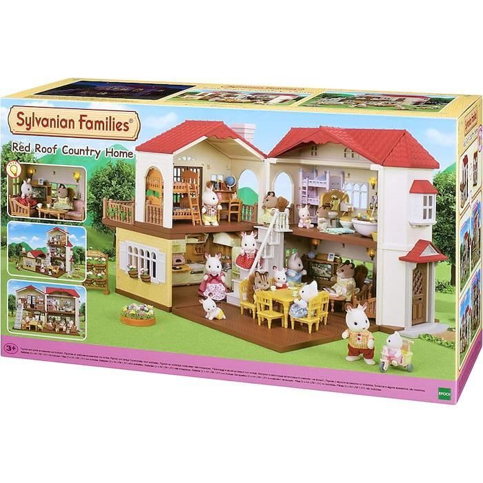 SYLVANIAN FAMILIES - Le Coffret Maison 5504 + 2 figurines + Ameublement -  Les maisons - Cdiscount Jeux - Jouets