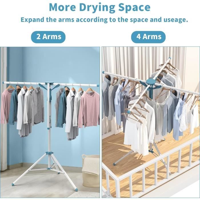 THINFAR Sechoir à Linge, Étendoir Séchoir à Linge, étendoir Pliable