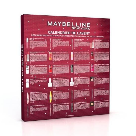 Calendrier De L Avent Maybelline 2023 Maybelline New York Calendrier De L'avent Coffret De 24 Surprises  Maquillages - Cdiscount Au Quotidien