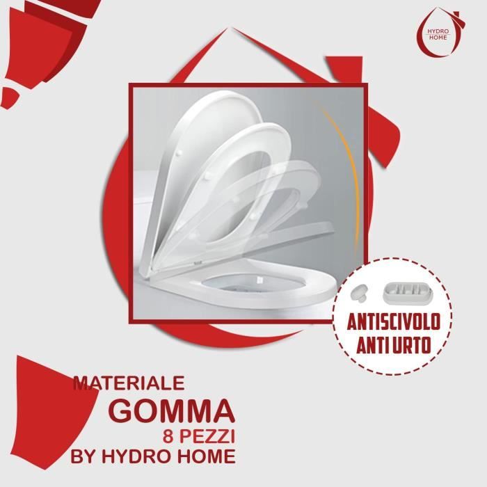 Butées De Protection En Caoutchouc Transparente - Uni-Fine - Idéale Pour Meubles - Anti-Choc