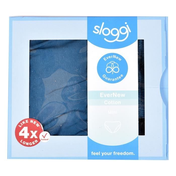 Pack De 3 Culottes Sloggi Femme Taille M - Coupe Mini, En Coton, Couleurs Assorties - Neuf étiqueté