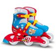 Patins en Ligne two in one - PAW PATROL - PAT PATROUILLE - 3 Roues - Tri skate et Roller in lin - Ajustable taille 27-30-3