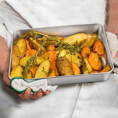 Anadea Ensemble De Plaques De Cuisson Antiadhésives, Ensemble De Plats De Cuisson 9 Pièces