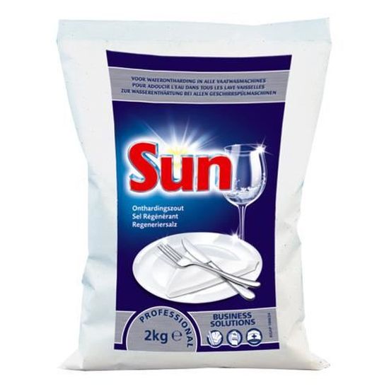 Sel régénérant lave-vaisselle Sun Professional - Sac de 2 kg sur