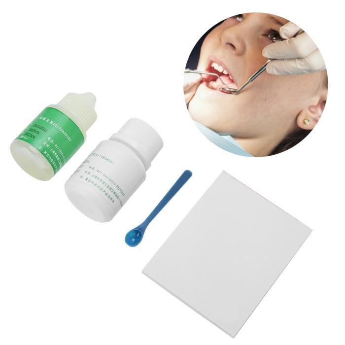 Atyhao ciment polycarboxylate dentaire Ciment polycarboxylate de zinc  liquide 15 ml, poudre de ciment hygiene dents - Cdiscount Au quotidien