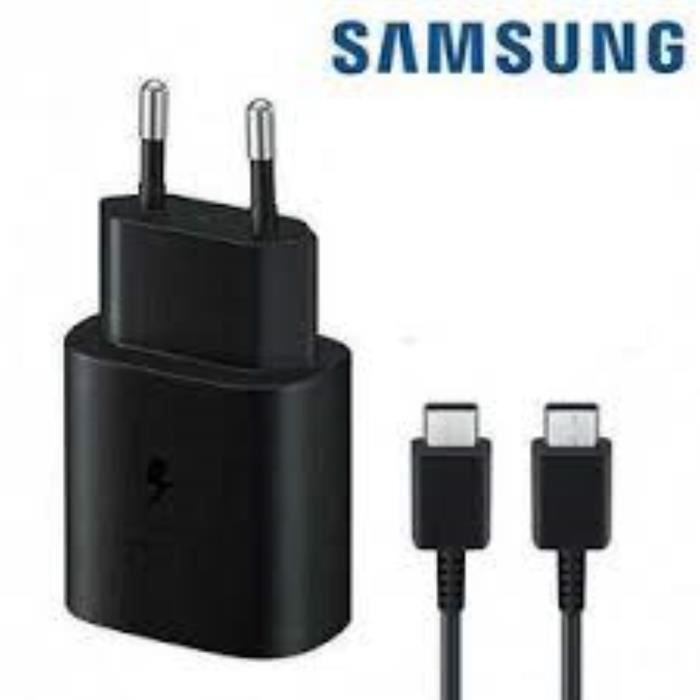 Chargeurs,SAMSUNG Original 25W USB C chargeur de Charge rapide