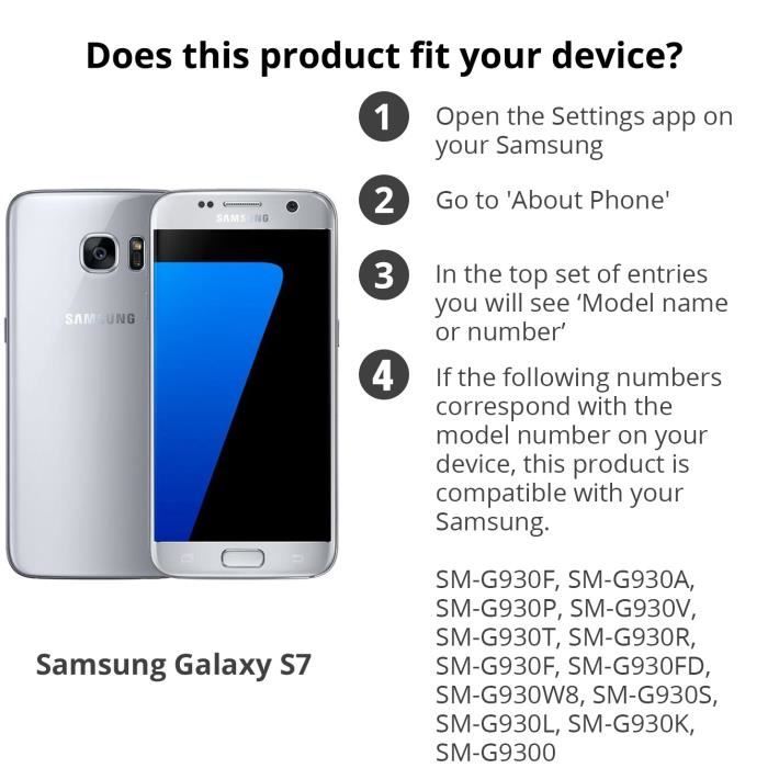 Selencia Protection d'écran en verre trempé pour Samsung Galaxy