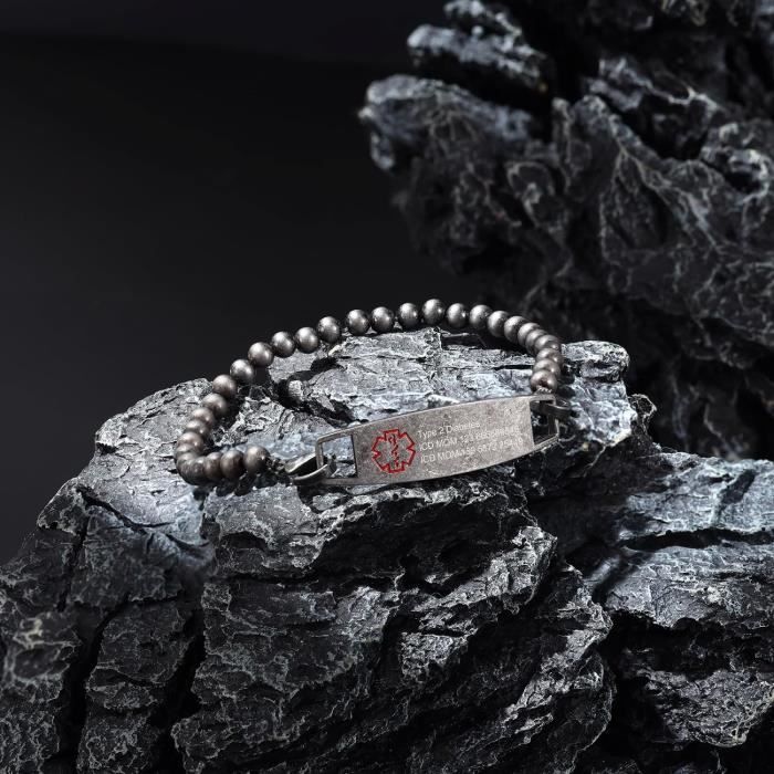 XUANPAI Bracelet Identification SOS Personnalisable, Urgence Bracelet Medical Bracelet Pour Enfants, Cartoon Style Silicone Imperméable Bracelet Réglable Pour Garçons Filles Adolescents