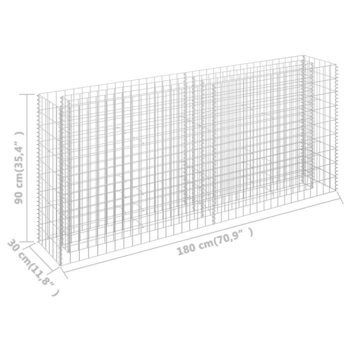 Anneau D'Arbre Plat En Acier Noir - Lot De 5, Diamètre 90/120 Cm, Pour Jardin Et Décoration Extérieure - 3