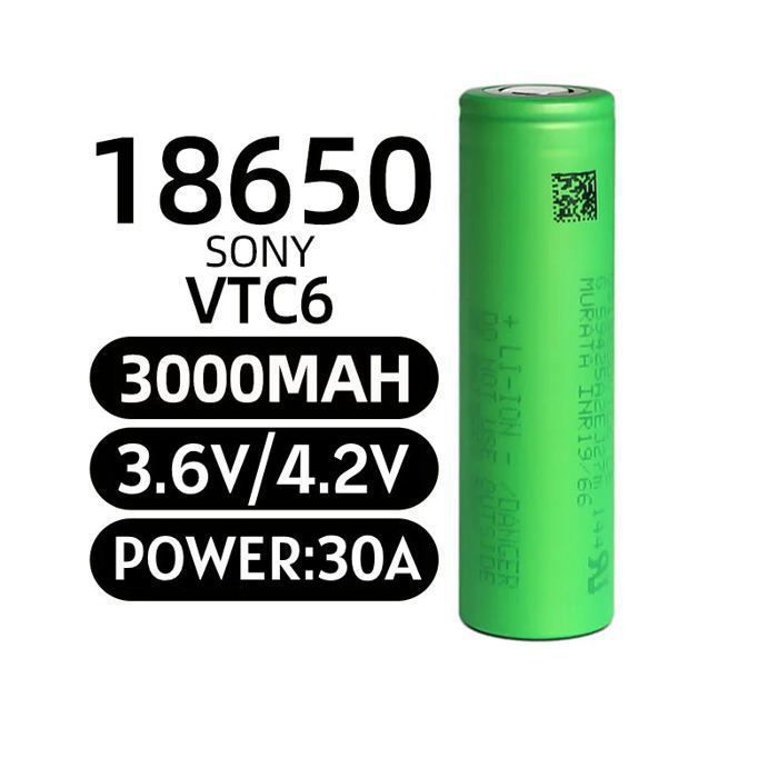 batterie e cigarette 18650 18650 batterie VTC6 3.7V 3000mAh Rechargeable Li ion batterie 18650  US18650VTC6 30A pour E Cigarette boîte Mod jouets - Type 2pcs