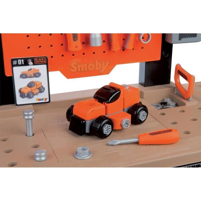 Établi Smoby Black & Decker 103 cm