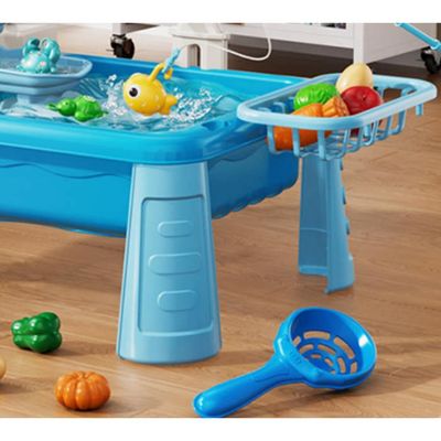 Jouet Évier Enfant Avec Eau Courante – Lave-Vaisselle Mini Avec Pêche, Légumes, Fruits – Dinette 3 Ans