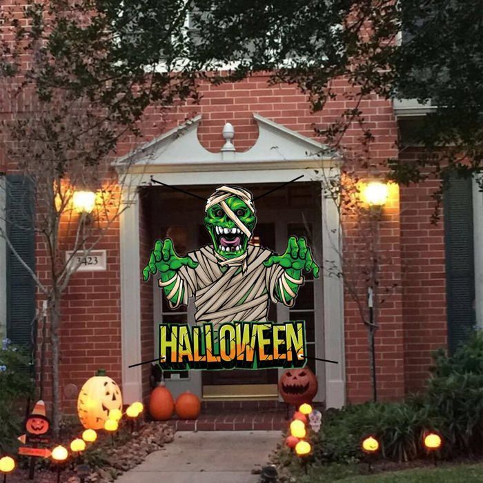 Kit De Décorations D'Halloween Pour Coffre Ou Friandises, Arche De