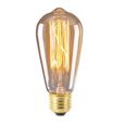 6 pc lampe rétro E27 Edison ampoule 220V ampoule à incandescence pour la maison / Salon décoration lampe vintage Filament 40W-0