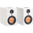 Mitchell Acoustics - uStream One True Wireless Stereo – Paire d'enceintes bibliothèques sans fil HiFi Stéréo Bluetooth. Blanc-0