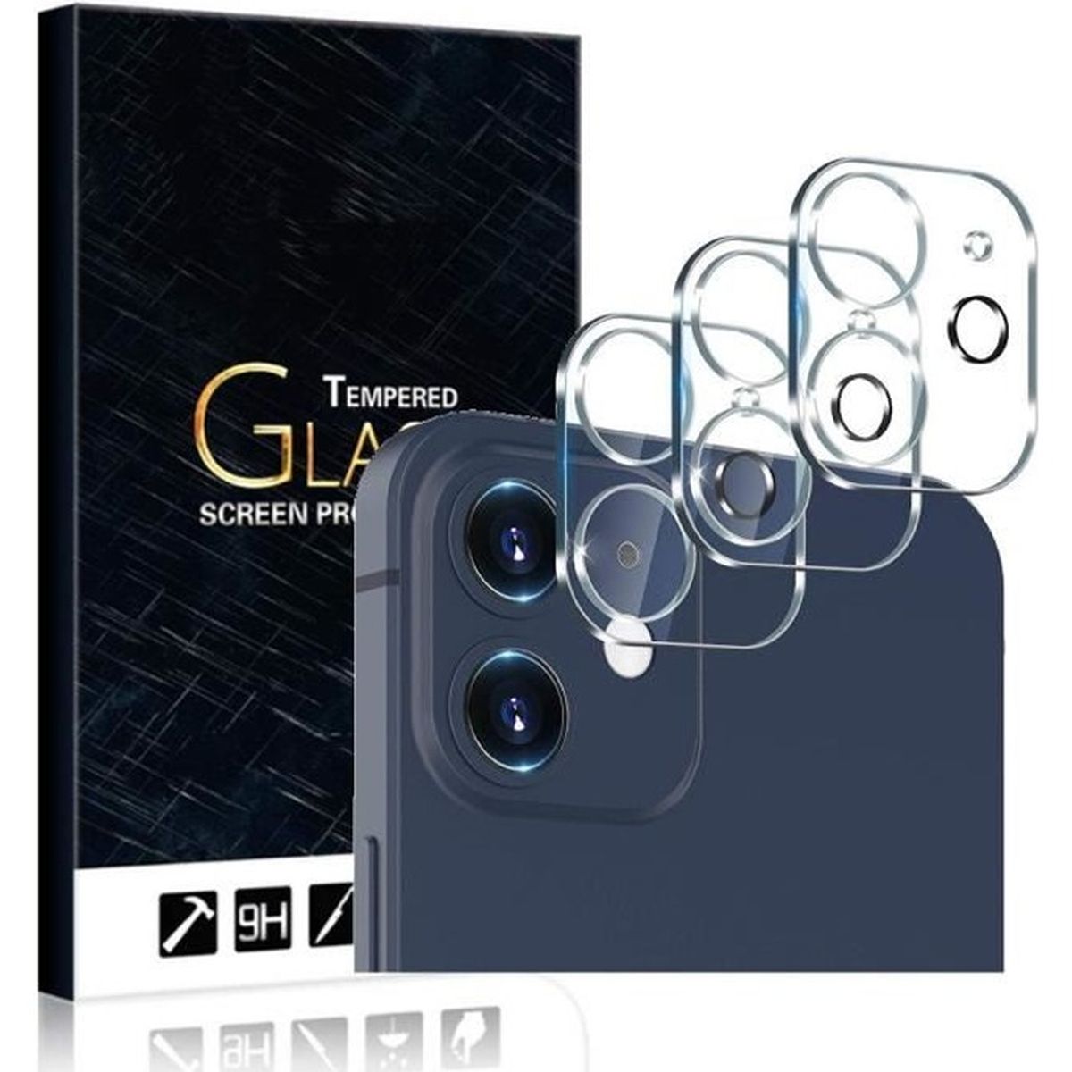 Vitre Arrière Pour Iphone 8 8 Plus NOIR Avec LOGO Et Adhesif - Foto 6