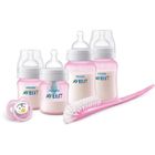 PHILIPS AVENT SCD807/01 Kit nouveau-né anti-colic: 2 biberons 125ml + 2 biberons 260ml + valve Airfree + 1 goupillon + 1 sucette