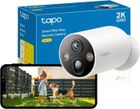 TP-LINK Caméra Surveillance WiFi Extérieure sans Fil 2K+ - Tapo C425 - Camera avec Batterie 10 000mAh 300 jours, IP66, aucun Hub requis