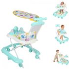 Trotteur bébé évolutif musical - XUANYU - À partir de 6 mois - Avec 8 Roues + Anti-renversement - Vert