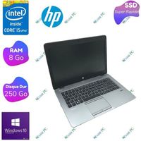 HP EliteBook 840 G2 - Intel Core i5 5300U - RAM 8 Go - SSD 250 Go - 14" - Windows 10 professionnel  - ORDINATEUR PORTABLE