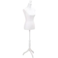 Buste de Couture Mannequin Femme Blanc Buste Vitrines Boutique Vêtement71