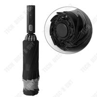 TD® Parapluie inversé Diamètre 105 cm Bande hautement réfléchissante Protection contre les UV Parapluie pour la pluie et le beau t