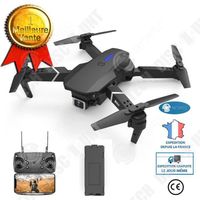 TD® Drone noir avec double caméra HD Quadrirotor photographique et vidéo 4K aérienne e525pro 1 avion + 3 batteries + télécommande