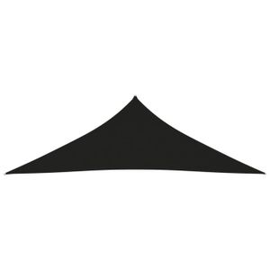 VOILE D'OMBRAGE Voile de parasol tissu oxford triangulaire 5x5x6 m noir POR7905466781780