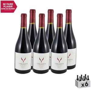 VIN ROUGE Chili Veranda Pinot Noir Rouge 2009 - Lot de 6x75c