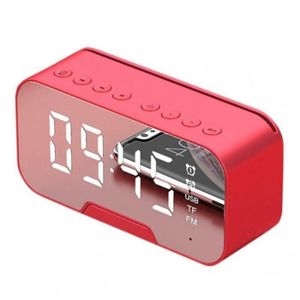 Casque numérique réveil voiture Clock Home Decor Rouge 