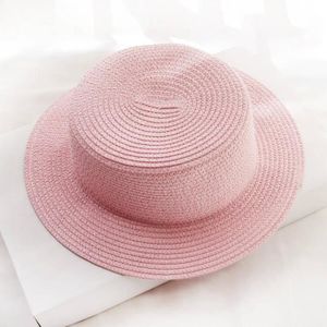 CASQUETTE Casquette,Chapeau de plage pour femmes et enfants, Simple, Parent-enfant, Panama, chapeau de paille, marque pour - Type 5-54-60cm