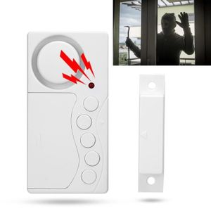 HURRISE alarme de porte portable pour voyage Alarme de fenêtre de porte à  piles Portable alarme de porte de voyage alarme de - Cdiscount Bricolage