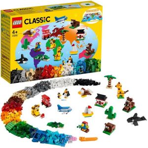 ASSEMBLAGE CONSTRUCTION LEGO® 4+ Classic 11015 Briques créatives « Autour 