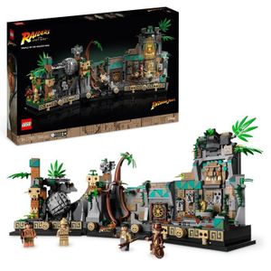 ASSEMBLAGE CONSTRUCTION LEGO® Indiana Jones 77015 Le Temple de l’Idole en Or, Maquette Adultes, Les Aventuriers de l'Arche Perdue