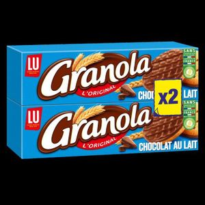 BISCUITS CHOCOLAT Granola Chocolat Au Lait 2x200g