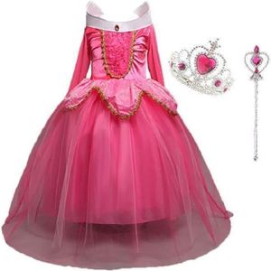 Deguisement de princesse fille, costume de marquise, taffetas rose