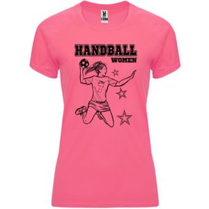 T-SHIRT MAILLOT DE SPORT T-shirt Handball - Rose - Femme - Manches courtes