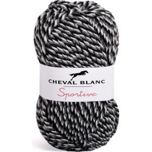 Laines Cheval Blanc - MEZZO fil à tricoter 60% acrylique 40% laine